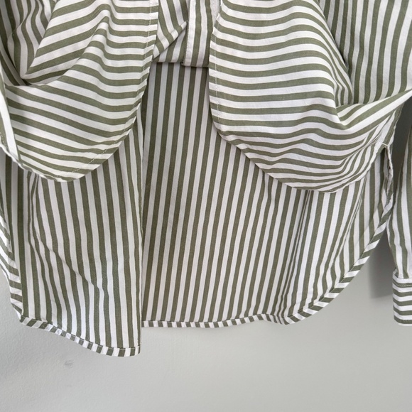 Loft Striped Button Up Long Sleeve Shirt - Picture 3 of 8